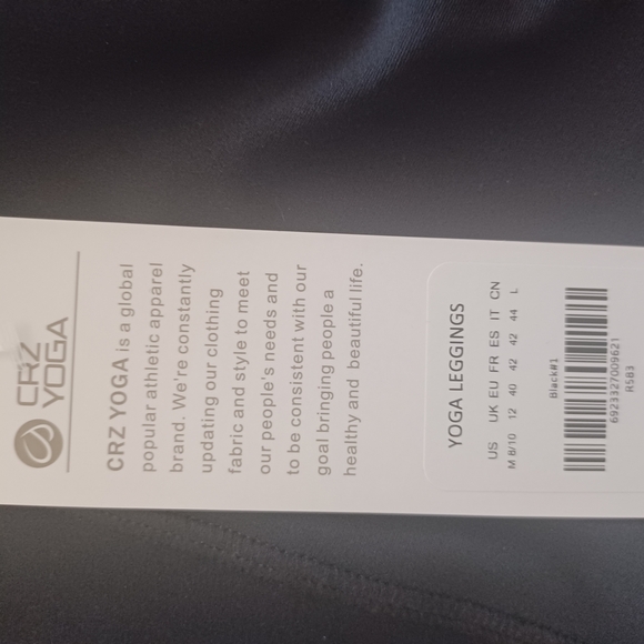 CRZ YOGA Black Leggings - Picture 4 of 6